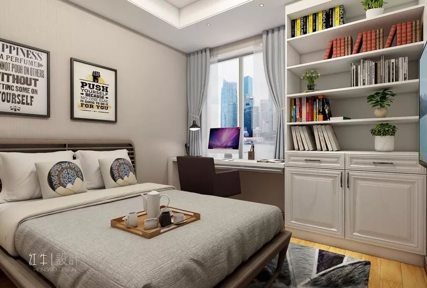 南京紫金华府114平米现代简约风格装修  三代同堂的温馨之家08